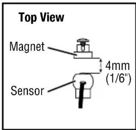 Bell EZFit - MAGNET AND SENSOR INSTALLATION - 3