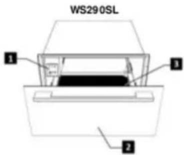 ELECTROLUX WS140SL - DESCRIPTION DE L'APPAREL - 3