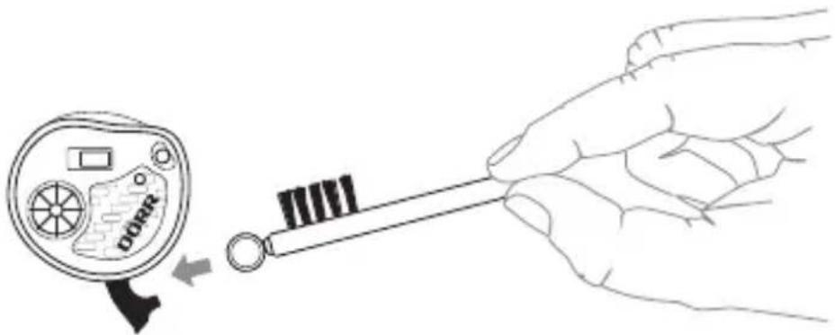 Dörr EDirect GS25 - INSERTION DES PILES - 1