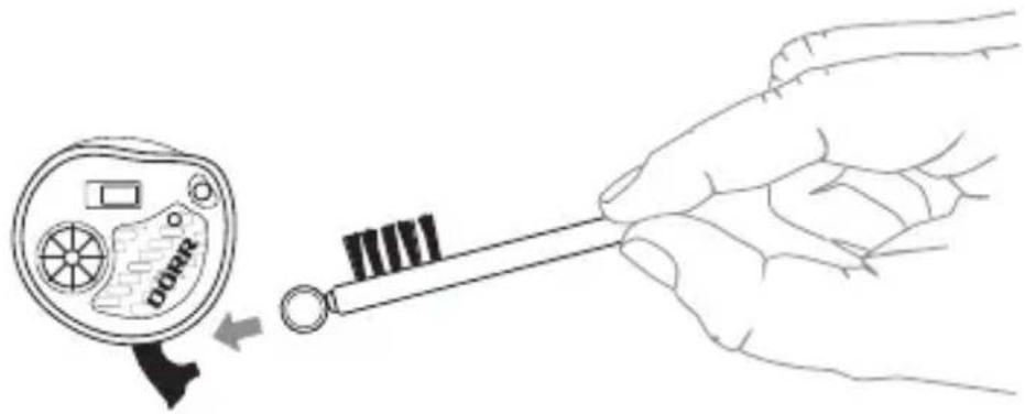 Dörr EDirect GS25 - INSERTING THE BATTERY - 1