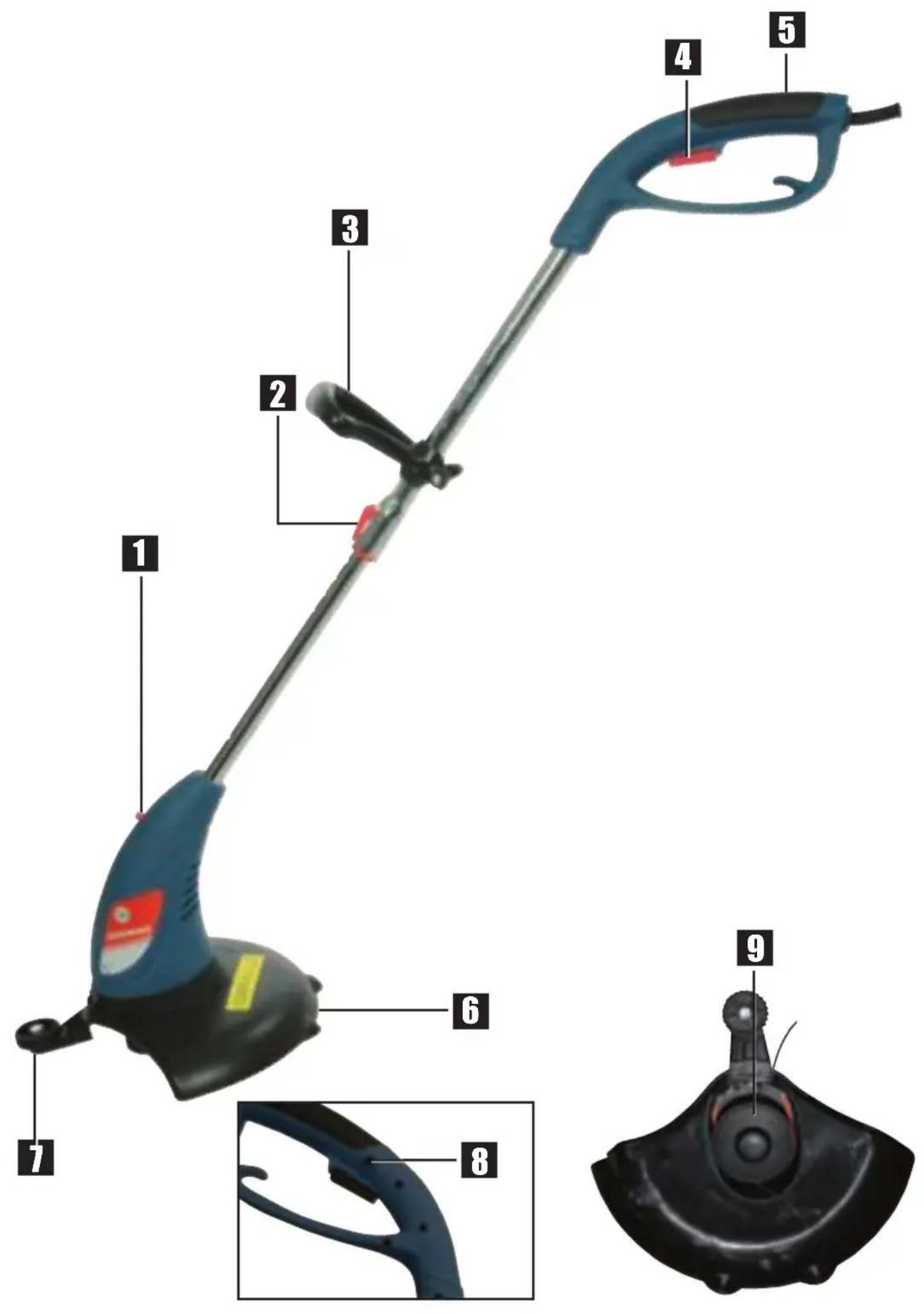 SILVERLINE 400W Trimmer Bump Feed - 400W Trimmer Bump Feed - 2