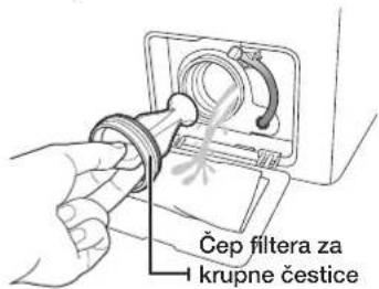 SAMSUNG WF1600NHW - ČIŠĆENJE FILTERA ZA KRUPNE ČESTICE - 3