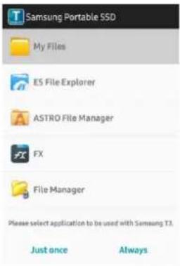 SAMSUNG MUPT250B - Installation de l'application mobile « Portable SSD » de Samsung et définition d'un mot de passe - 3