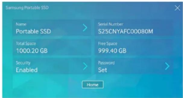 SAMSUNG MUPT500B - Modification des paramètres - 2