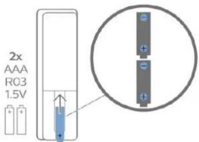 PHILIPS 65PUT6703 - Piles et nettoyage - 1