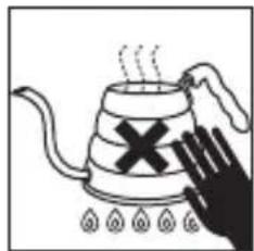 Hario Buono - Precautions for Use - 2