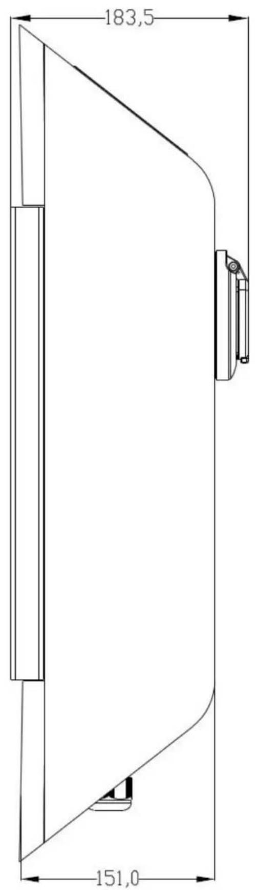 VESTEL EVC02AC22 - MASSZEICHNUNGEN - 2