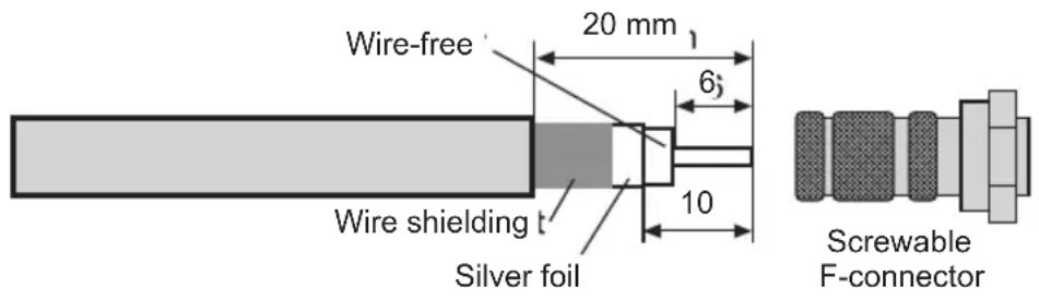 TECHNISAT Satman 45 - Make sure that the receiver equipment is disconnected from the mains when installing the F-connectors. - 1