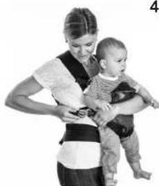 Infantino Fusion - Utilisation du Porte-bébé pour un Bébé Plus Vieux: Position Face vers l'extérieur avec le Siège Étroit - 3