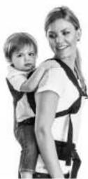Infantino Fusion - Utilisation du Porte-bébé pour les Bébés Plus Vieux: Position Sac à Dos avec Siège Large - avec Assistance - 8