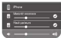 MARANTZ NR1509 - Appuyez sur les appareils/enceintes que vous souhaitez utiliser. - 1