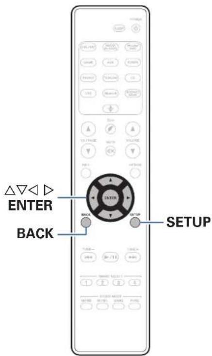 MARANTZ NR1509 - Plan du menu de l'interface graphique - 17