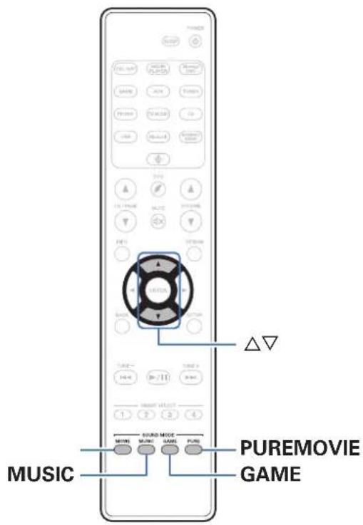 MARANTZ NR1509 - Sélection d'un mode d'écoute - 1