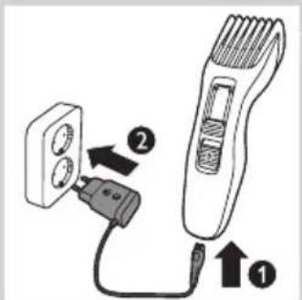 PHILIPS Series 3000 HC3510 - Het apparatus voorbereiden - 2