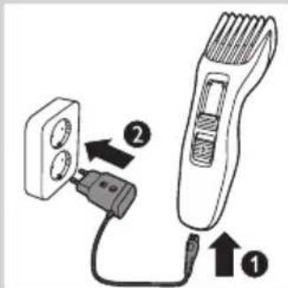 PHILIPS Series 3000 HC3510 - Laitteen valmisteleminen - 2