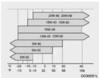 HYUNDAI Getz (2002) - VERIFICATION DE L'HUILE MOTEUR (Moteur Essence) - 1