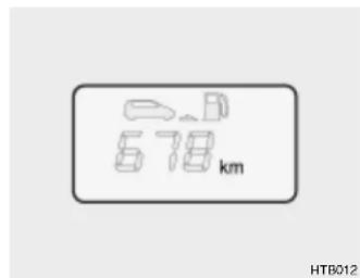 HYUNDAI Getz (2002) - Distance jusqu'à ce que le réservoir soit vide - 1