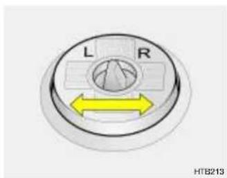HYUNDAI Getz (2002) - Pour régler un des rétroviseurs: - 1