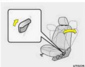 HYUNDAI Getz (2002) - Réglage de l'inclinaison du dossier - 1