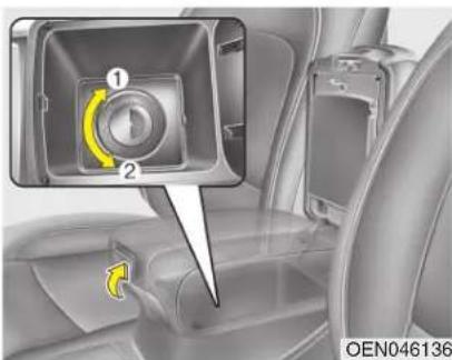 HYUNDAI Veracruz (2011) - Régulation de la vitesse de ventilation arrière - 1