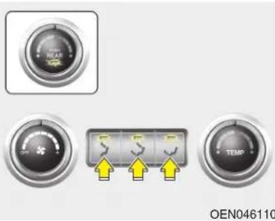 HYUNDAI Veracruz (2011) - Chauffage et climatisation à l'arrière (le cas échéant) - 2