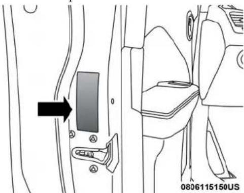 DODGE Challenger SRT (2018) - Charge et pression des pneus - 1