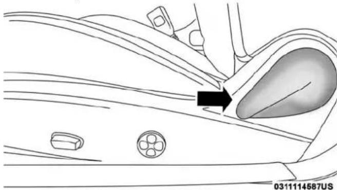 DODGE Challenger SRT (2018) - Dispositif d'inclinaison des sièges avant à réglage manuel - 1