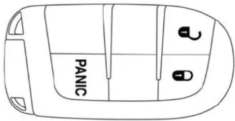 DODGE Challenger SRT (2018) - Télécommande - 1