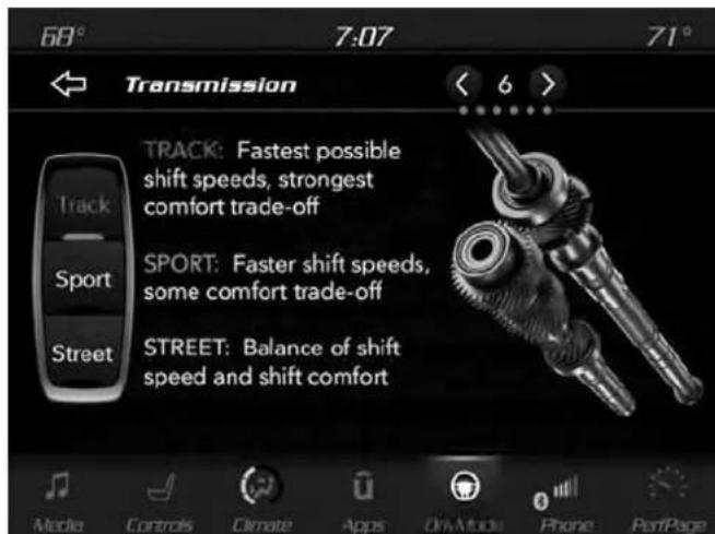 DODGE Challenger SRT (2018) - Transmission - 1