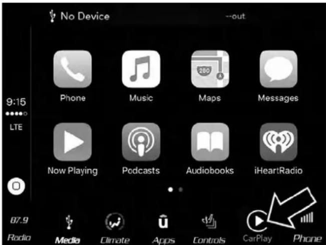 DODGE Challenger SRT (2018) - AppleCarPlay-selonl'équipement - 1