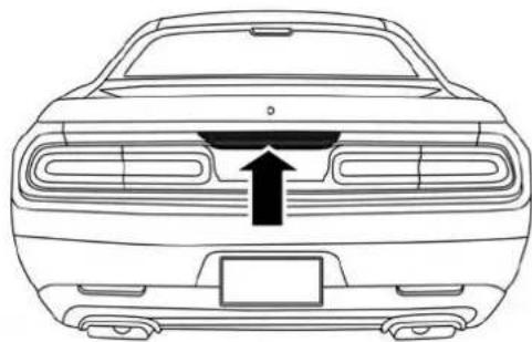 DODGE Challenger SRT (2018) - Bouton de déverrouillage passif - 1