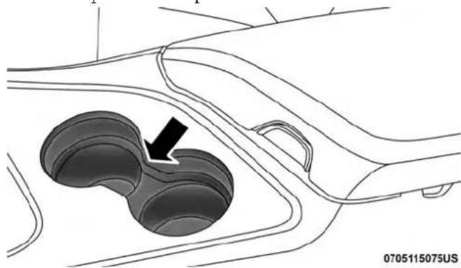 DODGE Challenger SRT (2018) - Porte-gobelet - 1