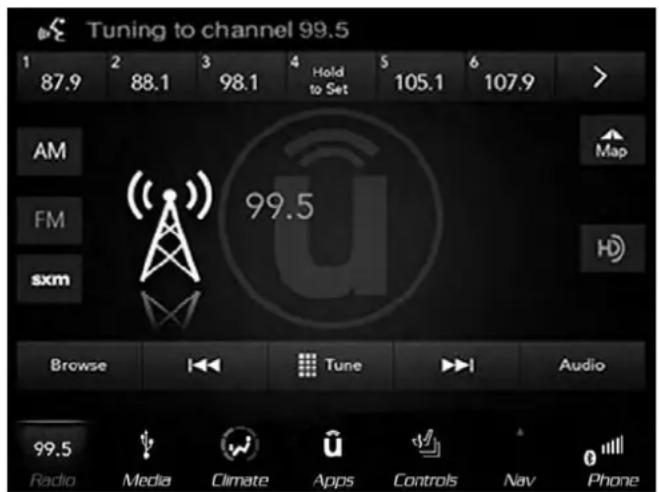 DODGE Challenger SRT (2018) - Radio - 1