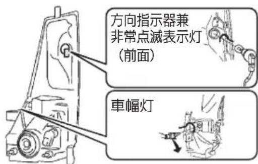NISSAN Atlas F24 (2015) - 方向指示器兼非常点溅表示灯(前面) - 1