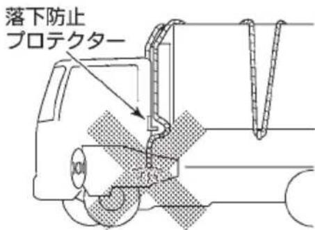 NISSAN Atlas F24 (2015) - 卡普和荷台の間に可燃物はいか確認 - 1