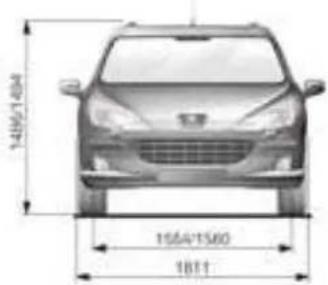 PEUGEOT 407 (2005) - Texnueckne xapaKtepncnKn - 3