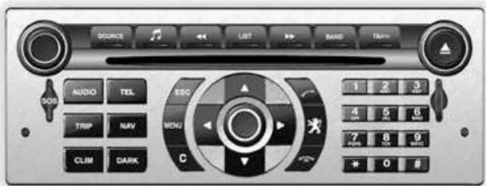 PEUGEOT 407 (2005) - Hactpoika CD-npounrpbIbaTeTnAn ABTOMaTHHTOnbl - 1