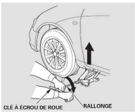 Honda Civic Hatchback (2005) - Changement d'un pneu creve - 2