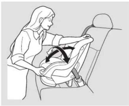 Honda Civic Hatchback (2005) - Installation d'un siège d'enfant - 4