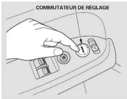 Honda Element (2003) - Réglage des rétroviseurs électriques - 2
