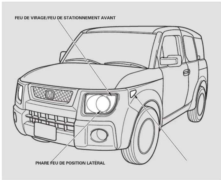Honda Element (2003) - Feux - 1