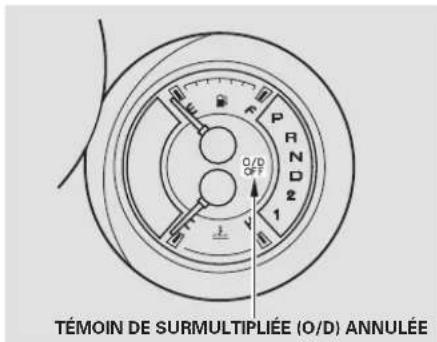 Honda Element (2003) - Mode surmultiplication (O / D) - 2