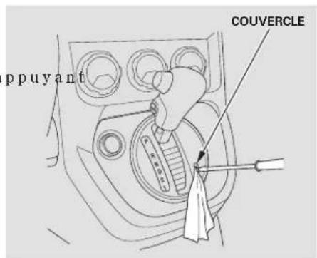 Honda Element (2003) - Déverrouillage du sélecteur - 1