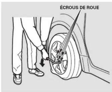 Honda Element (2003) - Changement d'un pneu creve - 3
