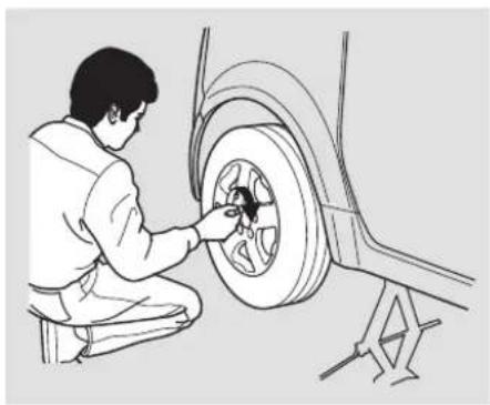 Honda Element (2003) - Changement d'un pneu creve - 2
