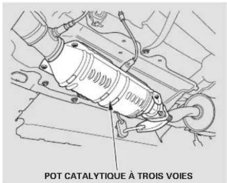 Honda Element (2003) - Pot catalytique à trois voies - 1