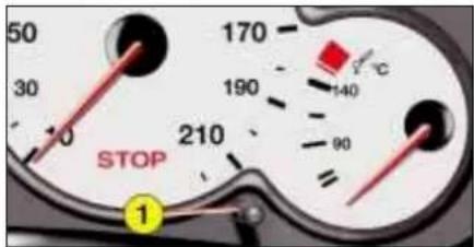 PEUGEOT 206 CC (2002) - Remise à zéro de l'indicateur de maintenance - 1