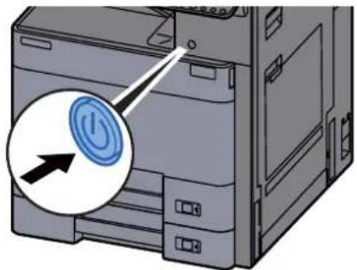 KYOCERA TASKalfa 2552ci - Mise sous tension - 1