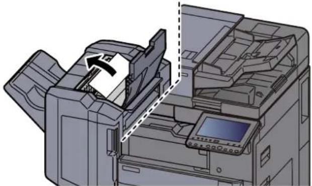 KYOCERA TASKalfa 2552ci - Élimination des agrafes coincées dans le module de finition 1000 feuilles - 3