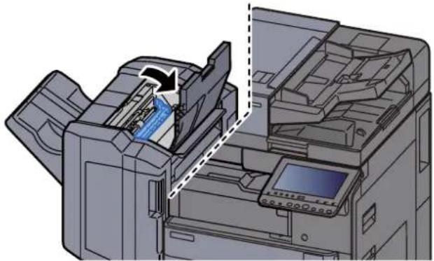 KYOCERA TASKalfa 2552ci - Ouvrir le capot supérieur du module de finition. - 4